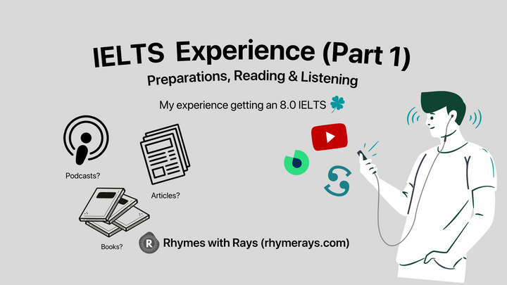 #004 IELTS Experience (Part 1) - Preparations, Reading & Listening